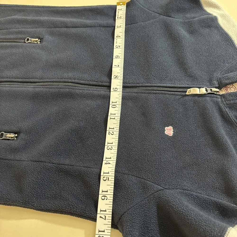 VTG Aeropostale Full‎ Zip Hoodie Women's Sz S Blue Fleece Lined Butterfly Y2K